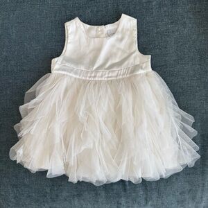 GAP Baby White Sleeveless dress